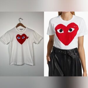 Comme des Garçons PLAY Heart T-Shirt Small